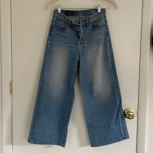 J.Crew Rayner Wide Leg Cropped Denim Sz 26